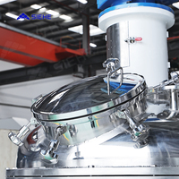 Cuve de mélange chimique industrielle SIEHE avec agitateur haute vitesse, moteur AC et capacité de vide pour le mélange de résine adhésive et d'émulsion