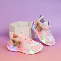 Chaussures pour enfants de style princesse, tendance mode, plates, très rentables, confortables, lumineuses, antidérapantes, amortissantes, légères, nouvelle collection, populaires