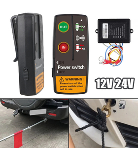 Controlador de interruptor de cabrestante eléctrico de 12V y 24V, accesorios de Control remoto inalámbrico para Jeep, ATV, SUV, camión, Autotruck Universal - Product Image 4