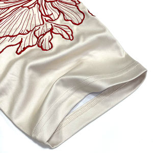 Camisetas Personalizadas de Estilo Urbano Americano, Camisetas Deportivas Holgadas de Manga Corta con Diseño Bordado - Product Image 6