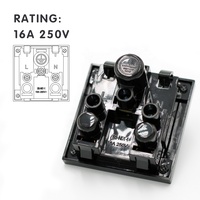 Stopkontak Listrik Industri AC India 16A 250V 3-Pin dengan Steker untuk Afrika Selatan