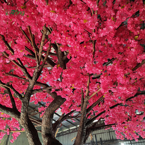 Custom 3 Meters Pink Faux Sakura Flower <strong>Tree</strong> <strong>Artificial</strong> Cherry Blossom <strong>Tree</strong> for Hotel Mall Wedding Party Christmas Decoration - Product Image 4