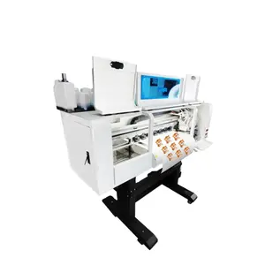 Impressora Dtf Versatile automática 60 cm Dtf 60 cm 2 I3200 Xp600 Cabeça Máquina da imprensa térmica