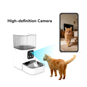 En Çok Satan 3L Otomatik Evcil Hayvan Besleyici Toptan Köpek Kedi Mama Dağıtıcısı Wifi Uygulamalı Akıllı Kamera Çevre Dostu Plastik Malzeme - Product Image 1