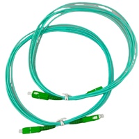 EONKEY Cordon de brassage à fibre optique 1,6 mm G657A2 3,0 mm 1,5 m 2 m 3,5 m 3 m 4 m jaune vert aqua blanc garter