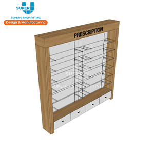 Étagère en verre de <span class=keywords><strong>pharmacie</strong></span> moderne, vitrine de <span class=keywords><strong>pharmacie</strong></span> murale, présentoir médical, mobilier de magasin, étagères de <span class=keywords><strong>pharmacie</strong></span> en <span class=keywords><strong>bois</strong></span> - Product Image 3