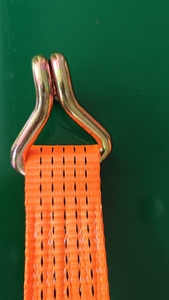 Sangles d'arrimage à cliquet robustes sur mesure pour camions de remorquage, 50 mm, 5T, 9 m, 11 m, en polyester, avec double crochet en J - Product Image 6