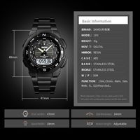 Timemei Direktvertrieb Edelstahl Sportuhren 5BAR Wasserdicht Studentenuhren für Unisex Outdoor