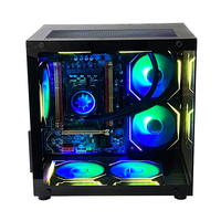PCOOLING Étui pour PC de jeu Atx Itx M-Atx Étui de jeu Mid Towerr Personnaliser Étui d'ordinateur de jeu de couleur blanche transparente