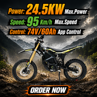 Promotion 2026 Ultra Bee 24.5KW Vélo Électrique Tout-Terrain Économique Surron Full Suspension Édition Noire Moto Électrique Tout-Terrain pour la Vente aux États-Unis