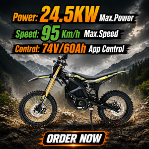 2026 Promotion Ultra Bee 24.5KW Günstiges Offroad E-Bike Surron Full Suspension Surround Black Edition Elektro-Pitbike für den US-Verkauf - Product Image 1