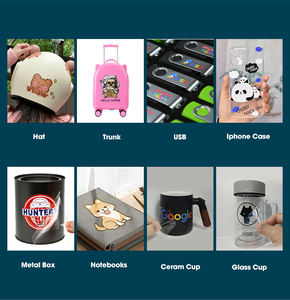 Impresora A3 DTF UV I1600 Máquina de 9 colores rollo a rollo Transferencia de impresora Impresora A3 UV DTF Impresora de pegatinas con laminador - Product Image 2