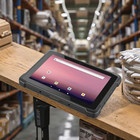 Producto en stock Tableta industrial resistente al agua con Android 14 IP65 de 10 pulgadas 4G LTE GPS NFC 2D Scan Tableta industrial resistente de 8000mAh