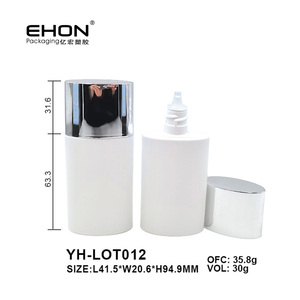 New Design 30ml PE Plastic Foundation Concealer Sunscreen Lotion <b>Bottle</b> Empty Beauty Packaging for Cosmetic Lotion Case - Product Image 2
