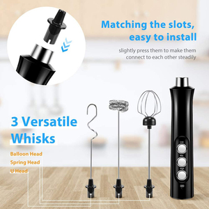 Batidora de Mano Recargable por USB con Buen Motor, Espumador de <span class=keywords><strong>Leche</strong></span>, Mini Batidora para Café - Product Image 5