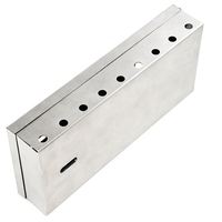 Caja para carne y tocino de barbacoa duradera, de forma rectangular, de alta calidad, ecológica, fácil de limpiar, con logotipo personalizable, avanzada, para cocina a gas, personalizada