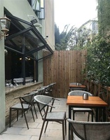 Fenêtre pliante verticale en aluminium, fenêtre pliable, design simple, de bonne qualité