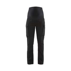 BLAKLADER - 710118309900XS Women's <b>maternity</b> Service <b>trousers</b> with stretch <b>Black</b> - EAN 7330509721452 <b>WORK</b> <b>TROUSERS</b> - Product Image 1