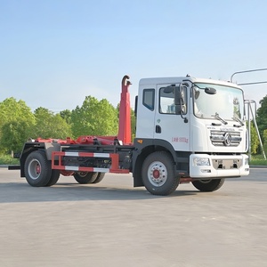Camión de Basura Dongfeng 4X2 de 6 Ruedas y 12 Toneladas con Gancho de Elevación y Remolque Desmontable - Product Image 1