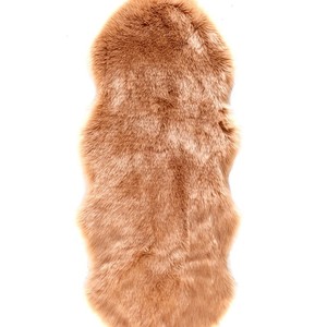 Alfombra de Piso Irregular de Imitación de Lana de Color Sólido, Alfombra Antideslizante para Dormitorio con Forma Novedosa, Estilo Moderno, Lavable a Máquina - Product Image 5