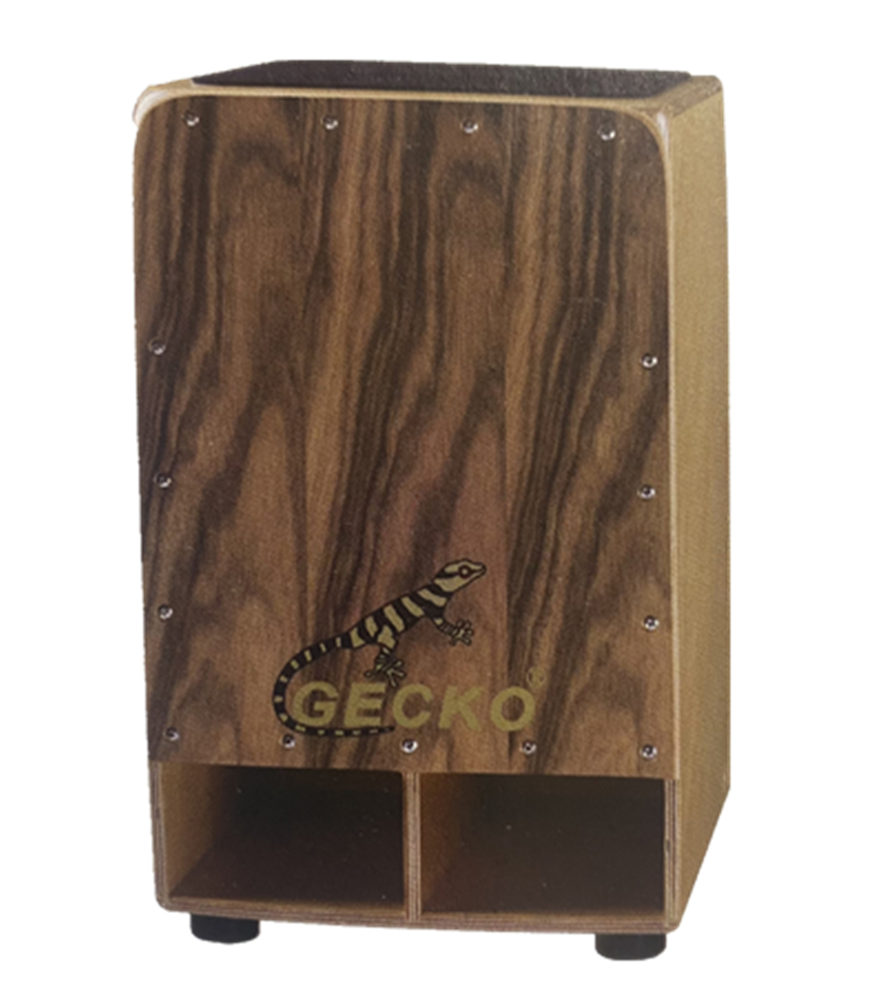 Gecko kotak Cajon CD01 drum super dalam bass ganda lubang suara ganda kotak beat zebrawood Birch tubuh Jumbo bass cajon kotak drum