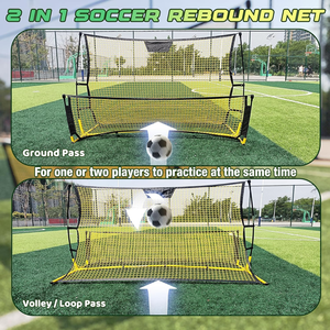 Red de Rebote para Fútbol Resistente a la Intemperie, Doble Capa, Plegable, Portátil, Equipo de Entrenamiento de Fútbol para Pases y Tiros en Solitario - Product Image 5