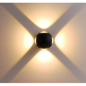 Modern up Down Round <strong>Light</strong> Aluminum Decorate Wall Indoor <strong>Bathroom</strong> Wall <strong>Light</strong> Led <strong>Waterproof</strong> IP65 Outdoor Wall Lamps Fixture - Product Image 3