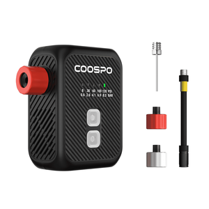 <span class=keywords><strong>Compresseur</strong></span> d'air intelligent Coospo AP-E1 <span class=keywords><strong>pour</strong></span> vélo, pompe à air électrique portable <span class=keywords><strong>pour</strong></span> vélo de route et <span class=keywords><strong>VTT</strong></span> - Product Image 1