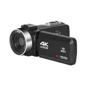 Vlogging-cámara de vídeo 4K para YouTube, videocámara de visión nocturna, 48MP, 16X, IR, cámara web portátil, función WiFi