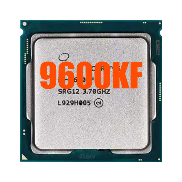 Core I5-9600KF SRG12 CPU 3.7GHz 9MB 95W 6 Cores 6 Thread 14nm 9th Generation CPU LGA1151 I5 9600KF Reused
