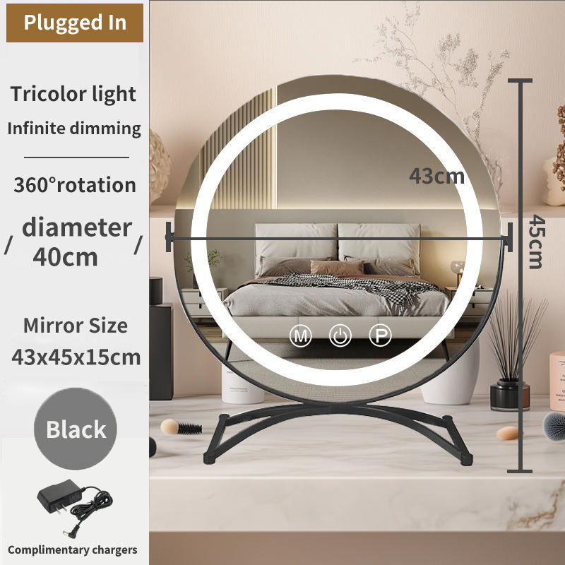 ดำ YX-1001LED 40ซม