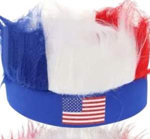2026 USA Canada Mexique Perruque de supporter de football Bandeau Mohawk drapeau national pour le Tournoi Mondial de Football Accessoire de <span class=keywords><strong>stade</strong></span> - Product Image 2