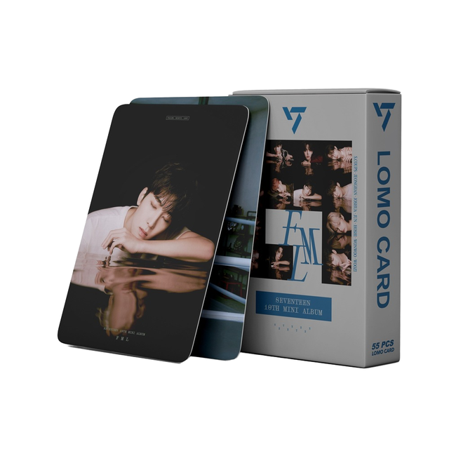 55pcs/Box KPOP Stray Kids Rock Star Photocard Lomo Style Paper Photo Card Offset Printing Gift