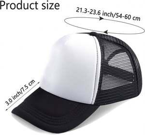 Ultrafun 12 Pack Fashionable Curved <b>Trucker</b> <b>Hat</b> Summer Mesh 3D Embroidery 100% Polyester Baseball <b>Hats</b> Adjustable for Men <b>Women</b> - Product Image 2