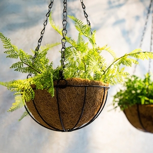 Pot de fleurs suspendu en fibre de coco biodégradable et écologique, motif dessin animé classique, pour semis et plantes de jardin domestique - Product Image 3
