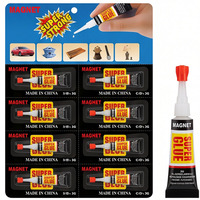 Colle adhésive pour chaussures, collage instantané, tubes en blister pour réparer bottes, sandales, talons, semelles intérieures, cuir, caoutchouc, toile, multipack