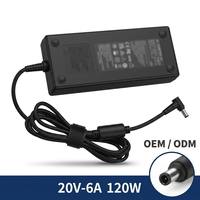 Adaptor Daya Laptop Tahan Api 120W Grosir 20V 6A 4.5*3.0mm untuk Pengganti MSI GL62 GL63 GE72 GE73 GF63