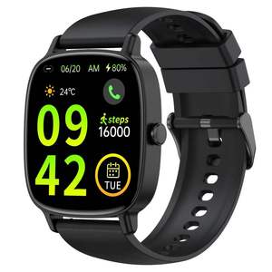 Montre connectée P122 pour femme, écran tactile intégral 1,85 pouce, étanche IP67, magnétique, pour appels Bluetooth, fréquence cardiaque, boussole, réponse aux appels - Product Image 1