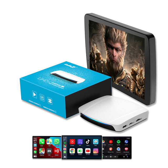 Carlinkit Factory Wireless Ai Box Smart Car Linkit Box 6225 8G 128Gb Android Auto Carplay Wireless for Youtube Netflix Tv Box