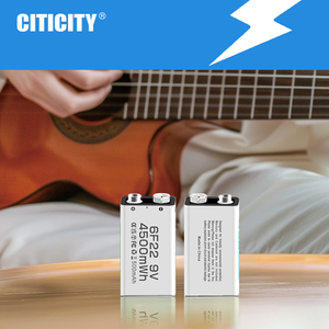 Batterie lithium-ion rechargeable USB CITICITY 4500mAh 9V C901, 1200+ cycles avec câble de charge USB-A et USB-C pour usage domestique - Product Image 5