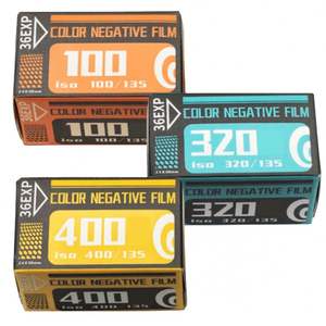 Rouleaux de film couleur 135 ISO <span class=keywords><strong>400</strong></span> 320 100 35 mm, 36 expositions, procédure C-41, film négatif pour appareil photo jetable - Product Image 1