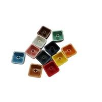 M0A Profile 1u Keycaps PBT Material 1.6mm Multi-color Mechanical Keyboard Keycaps