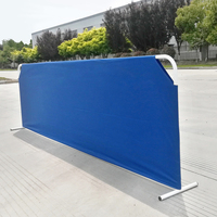 Barrière de protection professionnelle pour terrain de tennis de table avec structure en acier et tissu Oxford pour l'entraînement