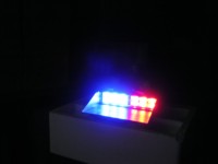 Luz Estroboscópica LED de Advertencia Roja y Azul para Tablero con Soporte de Ventosa LYAF