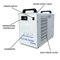 Refroidisseur d'eau mini laser à refroidissement rapide, haute productivité, bas prix, refroidi par air, norme CE R410A, pompe à engrenages, pour usine