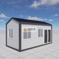 Maison préfabriquée moderne détachable résistante aux intempéries, pour logement modulaire de personnel de projet urbain