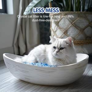 <span class=keywords><strong>Cat</strong></span> <span class=keywords><strong>Cat</strong></span> Premium-premitter <span class=keywords><strong>Cat</strong></span> Crystal Gel <span class=keywords><strong>Silica</strong></span> PH مؤشر PH عالي الامتصاص خالي من الغبار للرعاية الصحية أفضل القطط - Product Image 3