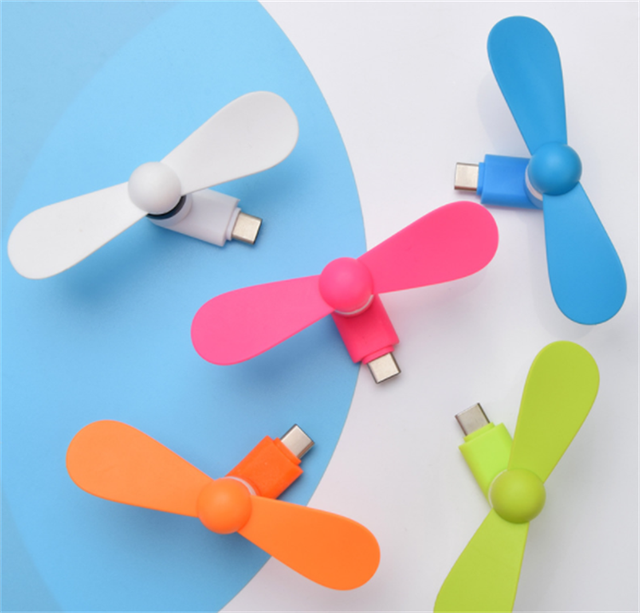 2 in 1 Portable Mini Micro USB Mobile Phone Computer Fan