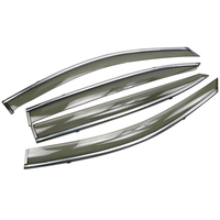 Pmma Sun Rain Guard Visor de ventana de humo oscuro en canal q50 Visor de ventana para Fielder