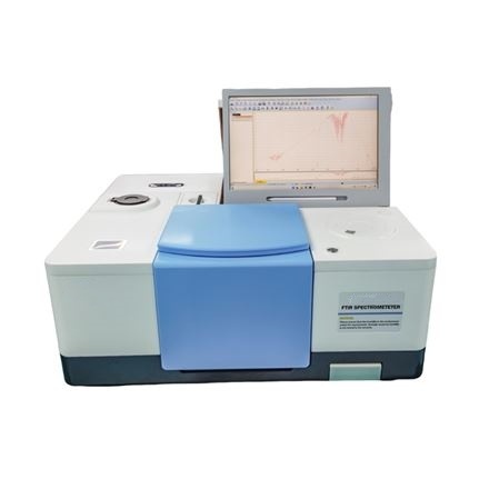 Advanced FTIR Spectrometer 350-8000 Cm-1 Range 0.40 Cm-1 Resolution Featuring Multiple Sampling Accessories (ATR Diffuse